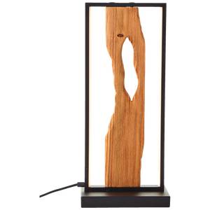 Tischlampen 3812113151420 1 Schwarz - Holz teilmassiv - 15 x 50 x 22 cm