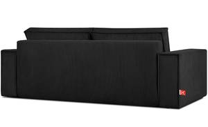 NAPI Sofa 3 Sitzer Schwarz - Breite: 244 cm