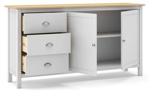 Buffet Misti Blanc - Bois massif - 40 x 81 x 150 cm