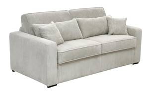 Schlafsofa MONDOVI Beige - Textil - 96 x 90 x 214 cm