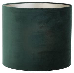 Zylinder Lampenschirm Velours Grün - Textil - 50 x 38 x 50 cm