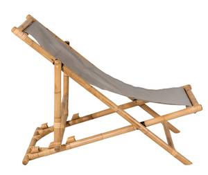 Loungestuhl Cane Grau - Massivholz - 73 x 79 x 73 cm