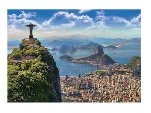 Puzzle Rio de Janeiro 1000 Teile Papier - 27 x 7 x 41 cm