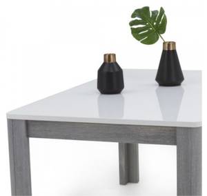 Table de salle à manger Aston Blanc - Bois manufacturé - 206 x 73 x 90 cm