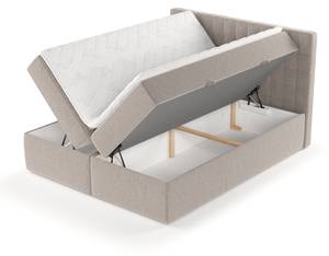 Boxspringbett Namur Braun - Breite: 140 cm