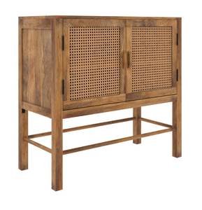 Buffet Tiki Marron - Fibres naturelles - 88 x 84 x 40 cm