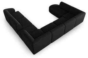 modulares U-Formsofa SHANE 8 Sitzplätze Schwarz