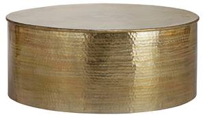 Table basse Gold Ø 76 x 32cm, aluminium Doré - Métal - 76 x 32 x 76 cm