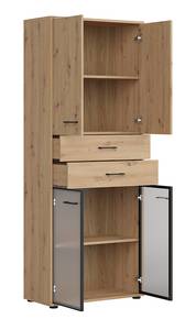 Highboard Space Office Braun - Holzwerkstoff - 80 x 203 x 38 cm