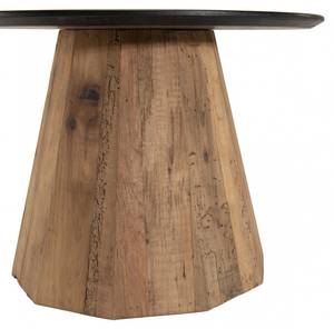 Table d'appoint ronde en pin recyclé D60 Marron - En partie en bois massif - 60 x 43 x 60 cm