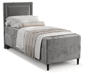 Boxspringbett Kallista Grau - Breite: 90 cm - H2