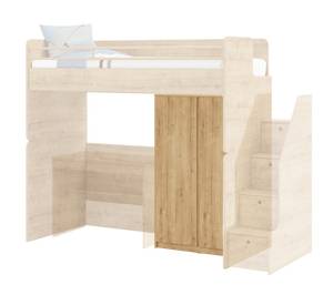 Kleiderschrank Studio Mocha Tief Braun - Holzwerkstoff - 93 x 140 x 53 cm