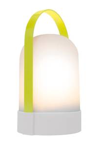 Lampe nomade Uri Gris - Jaune - Matière plastique - 13 x 25 x 14 cm