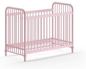 Lit bébé Bronxx Fer - 60 x 120 cm - Rose foncé