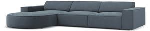 Ecksofa JODIE 4 Sitzplätze Blau