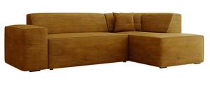 Ecksofa Lordin Cord Braun - Ecke davorstehend rechts