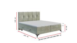 Boxspringbett SORA Breite: 120 cm - H4