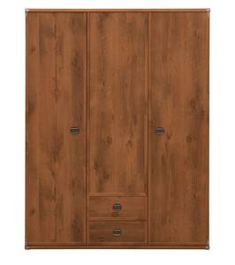 Drehtürenschrank Indiana Braun - Holzwerkstoff - 150 x 196 x 57 cm