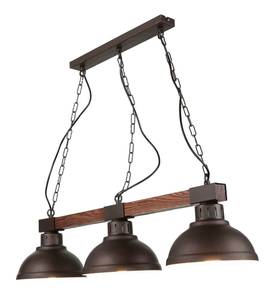 Lampe à suspension HAKON Marron - Bois - Profondeur : 72 cm