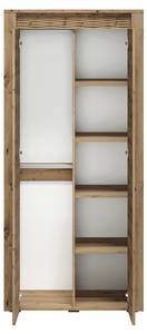 Kleiderschrank ARTIS Braun - Holzwerkstoff - 92 x 200 x 55 cm