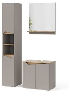 Badmöbel-Kombination Marelle 47698 Beige - Braun - Holzwerkstoff - 60 x 57 x 35 cm