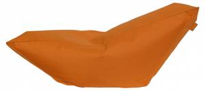 Sitzsack Loungebett Orange - Naturfaser - 50 x 70 x 160 cm