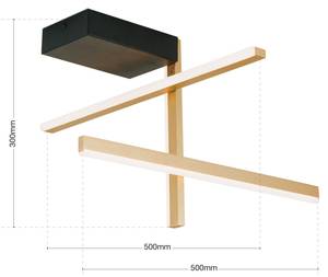 Deckenleuchten STARGATE Gold - Metall - 50 x 30 x 50 cm