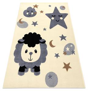 Tapis Bcf Flash Sheep 4000 Mouto Beige - Matière plastique - Textile - 160 x 1 x 220 cm