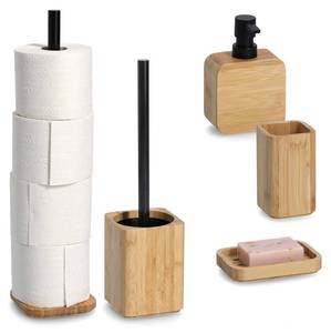 WC-Bürste, Bambus, ZELLER Braun - Bambus - 10 x 36 x 10 cm