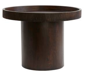 Table d'appoint KALOMO Marron - Marron foncé - 60 x 44 x 60 cm