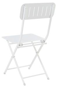 Lot de 2 chaises pliantes Sande Blanc