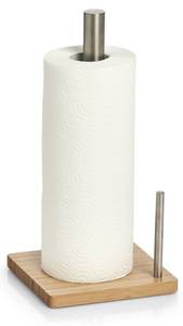 Papierhandtuchständer mit Schloss Braun - Bambus - 16 x 32 x 16 cm