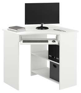 Computertisch Odin Weiß Weiß - Holzwerkstoff - 83 x 77 x 76 cm