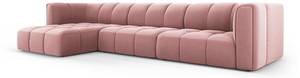 modulares Ecksofa SERENA 5 Sitzplätze Pink