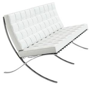 Sofa B150 Weiß - Kunstleder - 80 x 80 x 150 cm