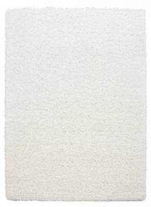 Tapis shaggy UNI L 60x110 crème Blanc crème - 60 x 110 cm