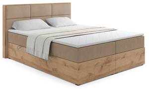 Boxspringbett LOLLY1 Bronze - Breite: 140 cm - H3