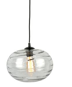 Suspension Glamour Sphere Gris - Verre - 30 x 21 x 30 cm