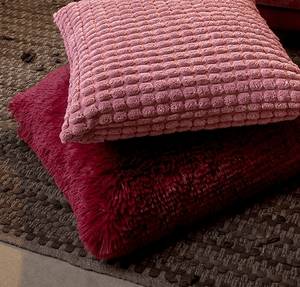 Housse de coussin Fluffy Mauve - 45 x 45 x 45 cm