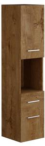 Badschrank CLAUDIA Braun - Holzwerkstoff - 30 x 133 x 30 cm