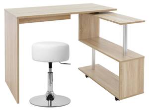 Schreibtisch mit Sitzhocker 150x88x75 cm Braun