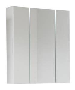 Spiegelschrank Monte Weiß - Holz teilmassiv - 60 x 74 x 18 cm