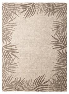 In- & Outdoor Teppich Tiga Edge Taupe - 140 x 200 cm