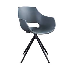 Chaise ZAJA, pivotante,matière plastique Chaise ZAJA de KAWOLA, chaise de salle à manger pivotante, matière plastique anthracite - Anthracite