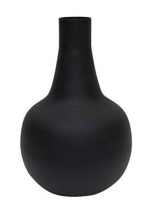 Vase Lamia Schwarz - Metall - 15 x 23 x 15 cm