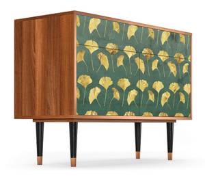 Sideboard BS4 Walnuss Gingko leaves