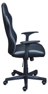 Chaise de bureau Myrthe Noir - Textile - 65 x 108 x 63 cm