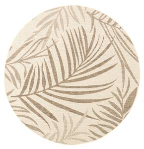 Outdoor Jute Teppich R Nomad Leaves 120 x 120 cm