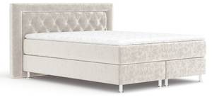 Boxspringbett Lavello Ecru - Breite: 160 cm