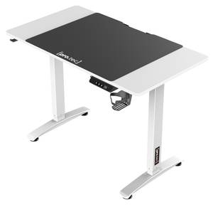 Schreibtisch Visalia Weiß - Metall - 110 x 118 x 60 cm